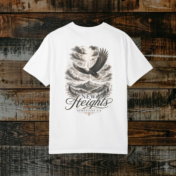 Illustrated Scripture Tee - Ephesians 2:6 - New Heights