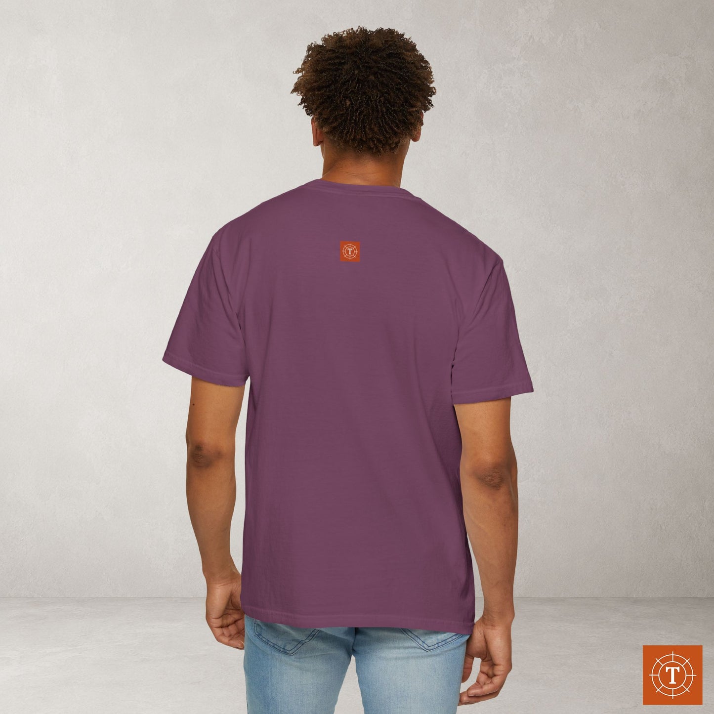 He Goes Before Me — Deuteronomy 31:8 Subtle Scripture Tee | Chest Print