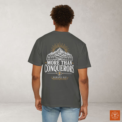 Illustrated Scripture - Romans 8:37 - More Than Conquerors Tee