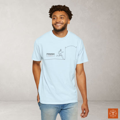 Illustrated Scripture Tee - 1 Timothy 4:7 - Finish The Race