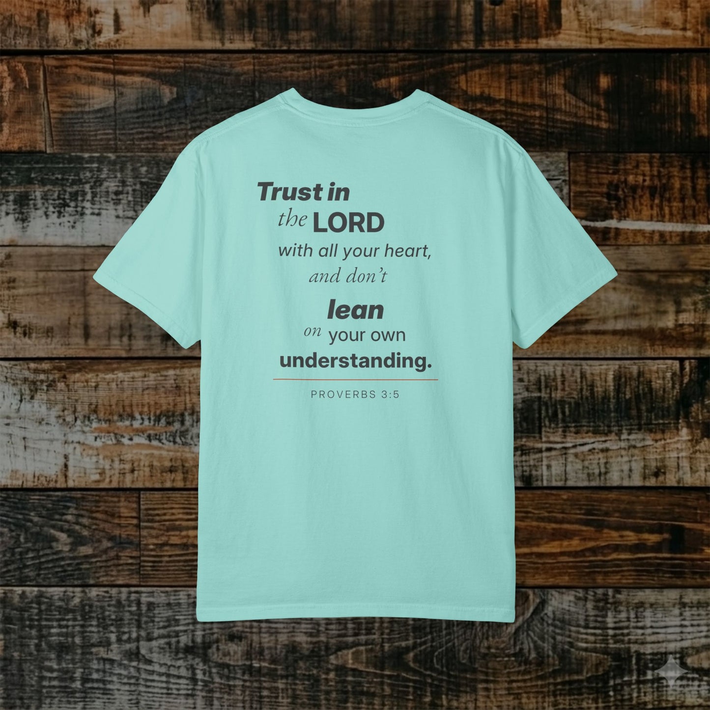 Proverbs 3:5 Christian Scripture Tee - Full Verse - Trust in the LORD