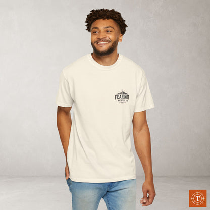 Fear Not — Joshua 1:9 Subtle Scripture Tee | Chest Print