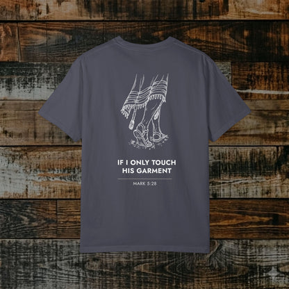Illustrated Scripture Tee - Mark 5:28 - Remarkable faith