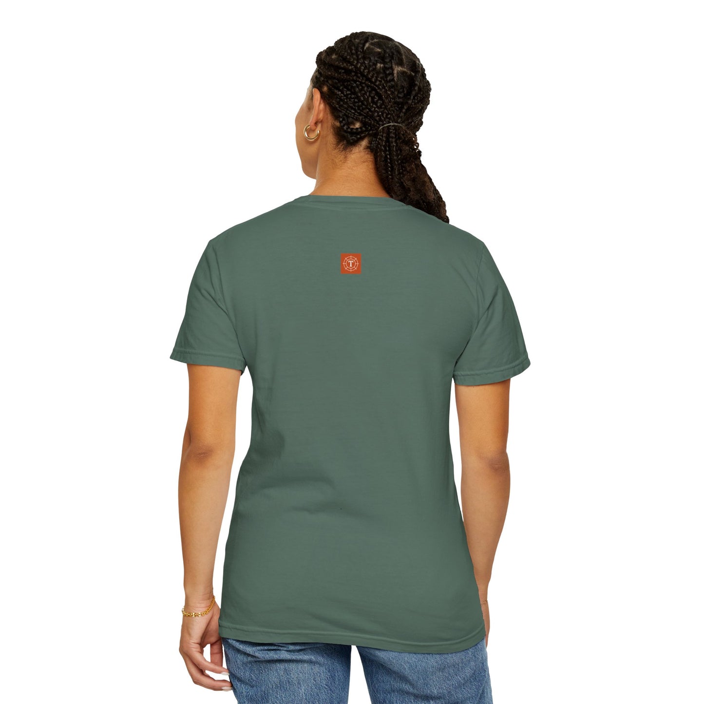 Be Still — Exodus 14:14 Subtle Scripture Tee | Chest Print