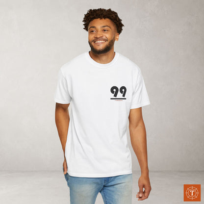 Illustrated Scripture Tee - Luke 15:4 - He leaves the ninety-nine to search for the one