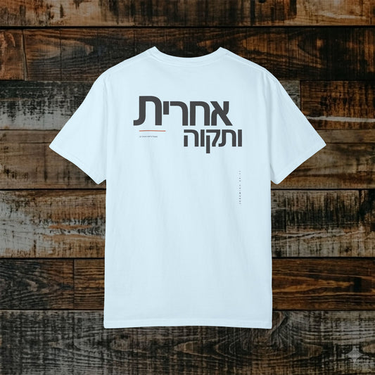 Original Language Scripture Tee: Jeremiah 29:11 — Future and Hope
