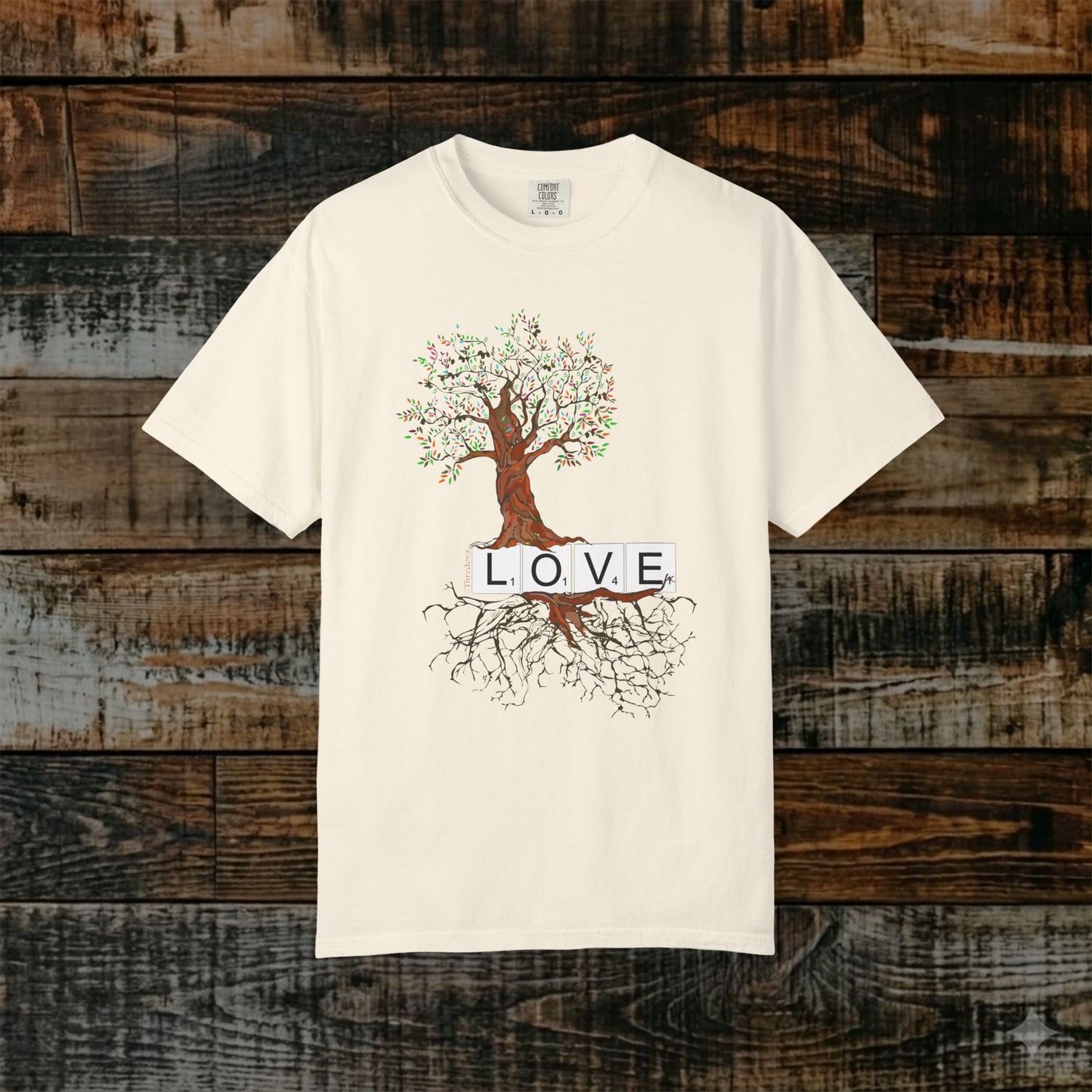 Illustrated Scripture Tee - Ephesians 3:17 - Rooted & Grounded in Love