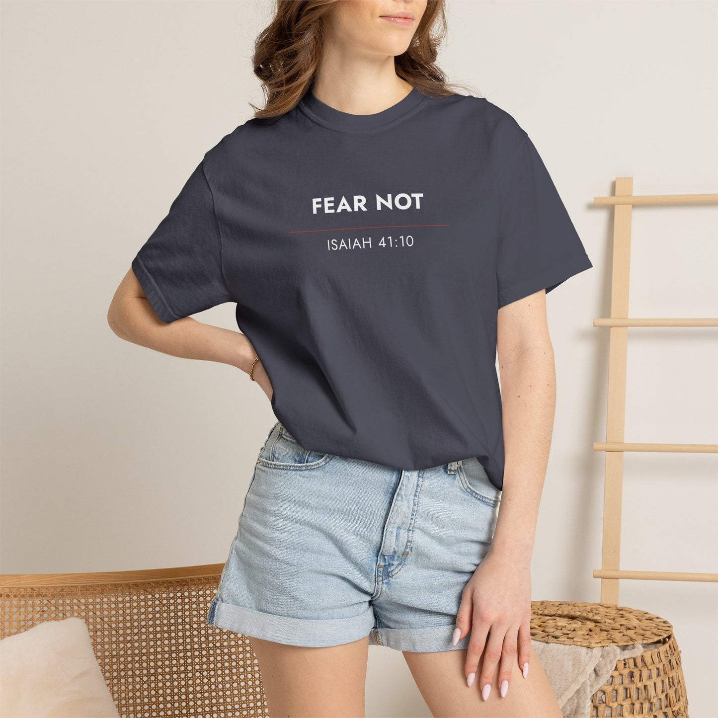 Fear Not — Isaiah 41:10 Christian Scripture Tee