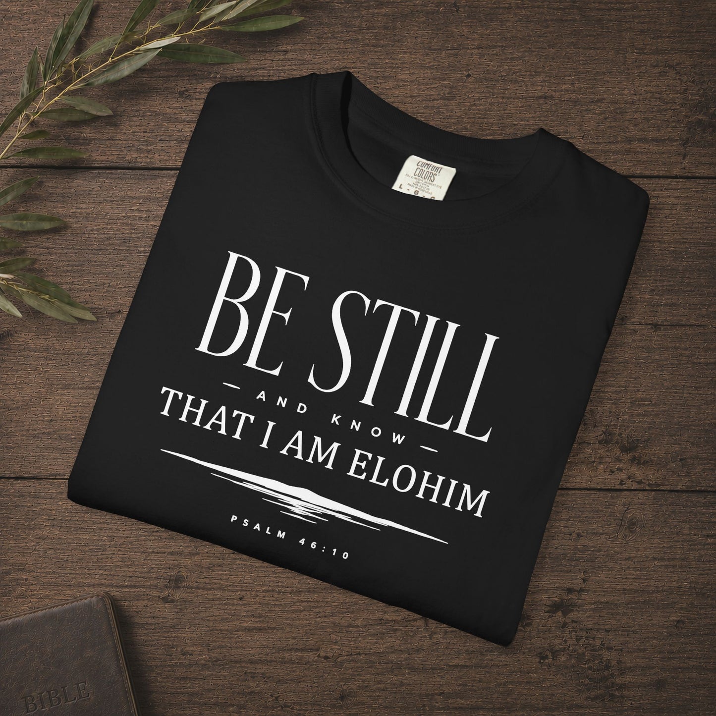 Illustrated Scripture - Psalm 46:10 - Be Still And Know That I am Elohim