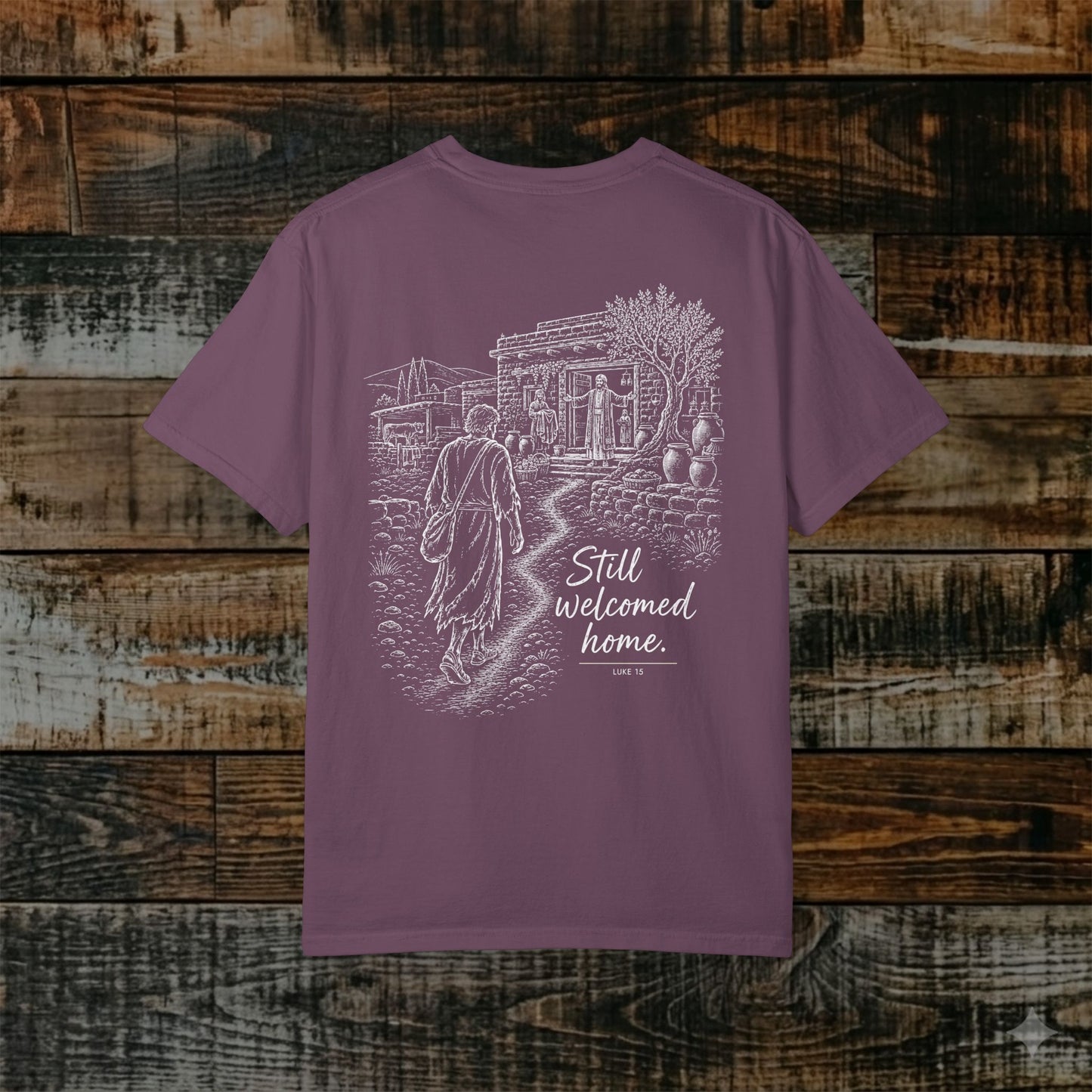 Illustrated Scripture Tee - Luke 15 - Still Welcomed