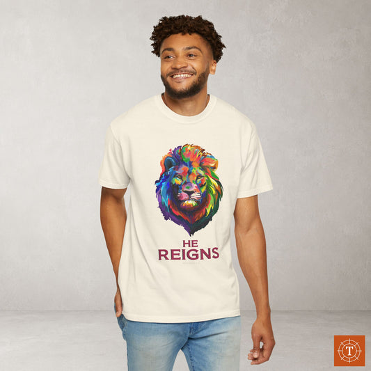 Illustrated Scripture Tee - Revelation 5:5 - The Lion of the Tribe of Judah