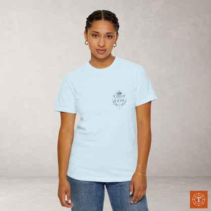 Child of God — 1 John 3:1 Subtle Scripture Tee | Chest Print