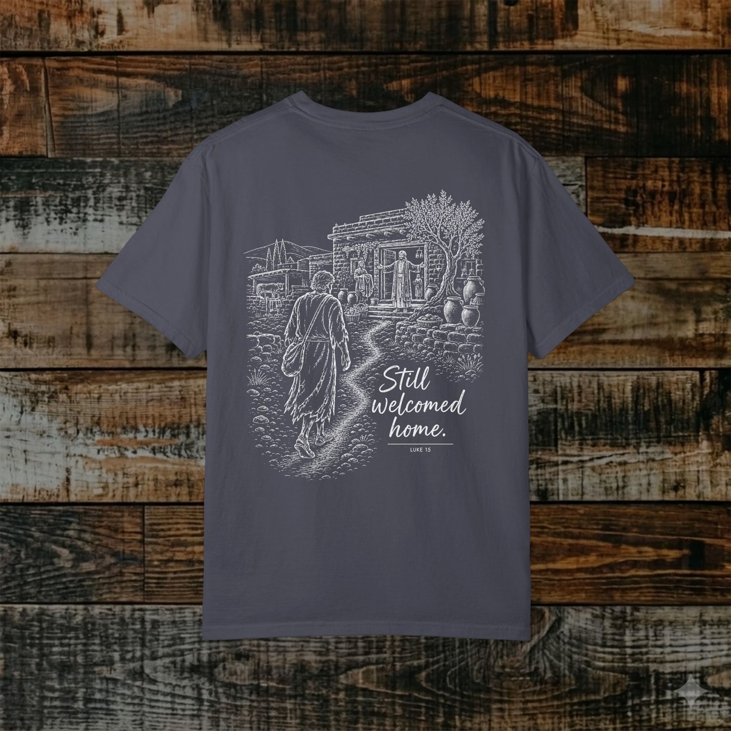 Illustrated Scripture Tee - Luke 15 - Still Welcomed