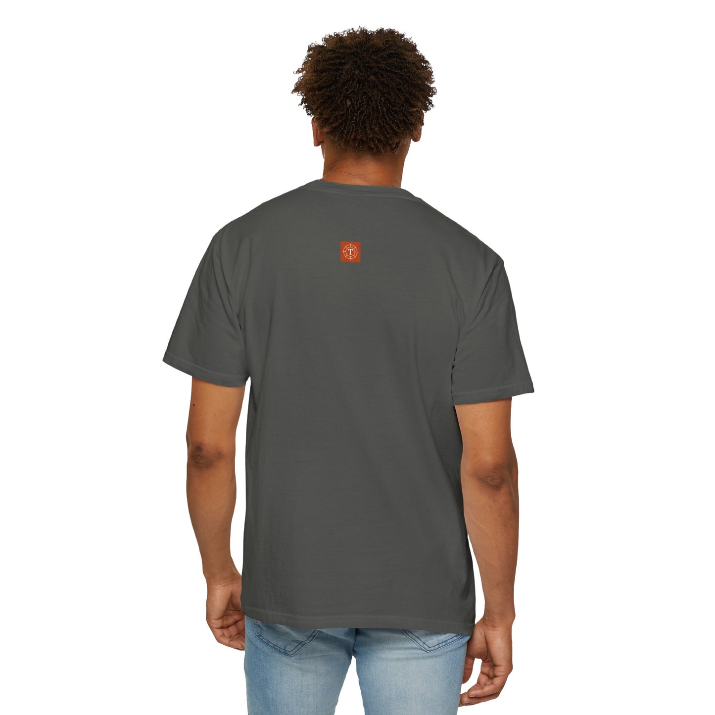 Be Still — Exodus 14:14 Subtle Scripture Tee | Chest Print