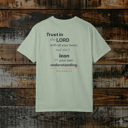 Proverbs 3:5 Christian Scripture Tee - Full Verse - Trust in the LORD