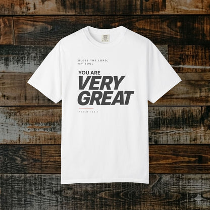 Psalm 104:1 Minimalist Christian Bible Verse Tee - Bless the LORD, my soul