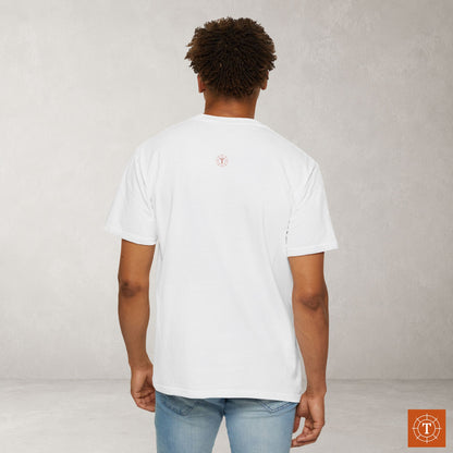 Written on His Hands — Isaiah 49:16 Subtle Scripture Tee | Chest Print