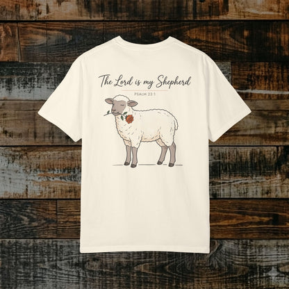 Illustrated Scripture Tee - Psalm 23:1 - The Lord is My Shepherd