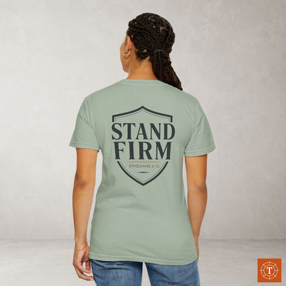 Illustrated Scripture Tee - Ephesians 6:13 - Stand Firm