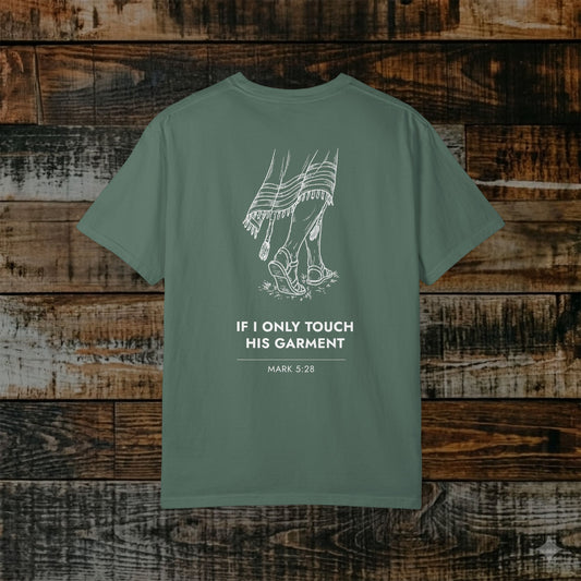 Illustrated Scripture Tee - Mark 5:28 - Remarkable faith