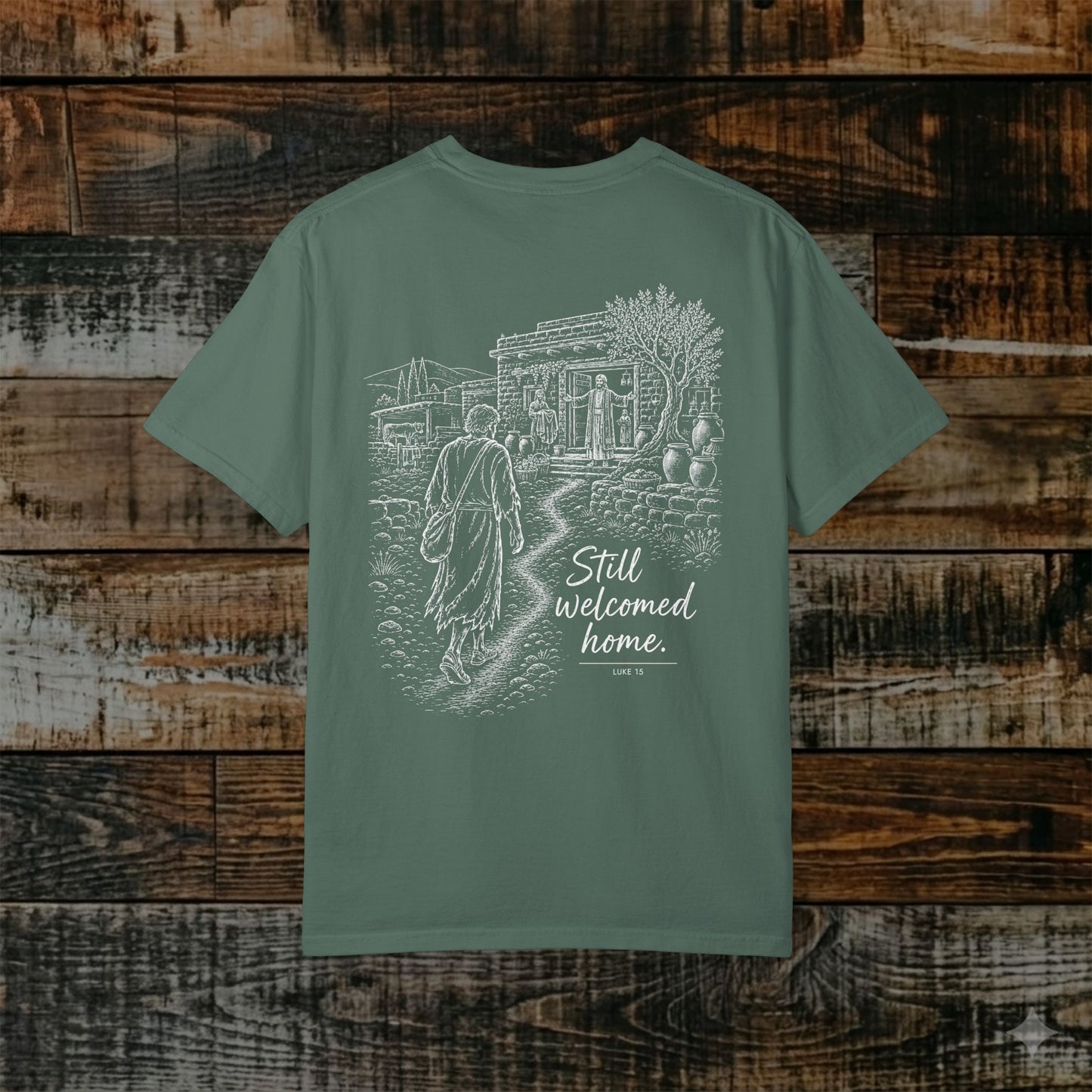 Illustrated Scripture Tee - Luke 15 - Still Welcomed