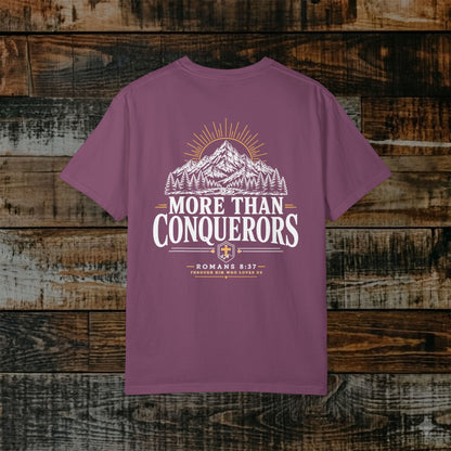 Illustrated Scripture - Romans 8:37 - More Than Conquerors Tee