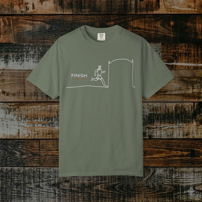Illustrated Scripture Tee - 1 Timothy 4:7 - Finish The Race