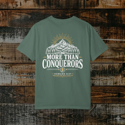 Illustrated Scripture - Romans 8:37 - More Than Conquerors Tee