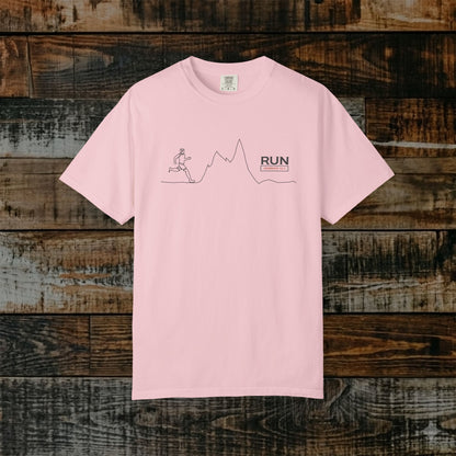 Illustrated Scripture Tee - Hebrews 12:1 - Run your Race