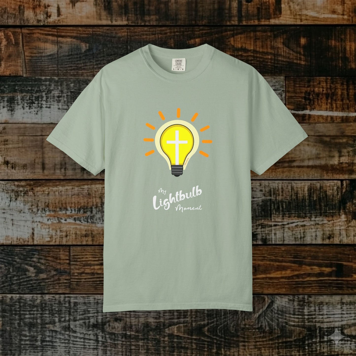 Illustrated Scripture Tee - John 8:12 - My Lightbulb Moment