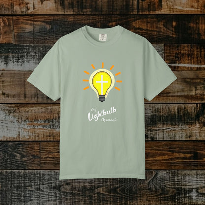 Illustrated Scripture Tee - John 8:12 - My Lightbulb Moment