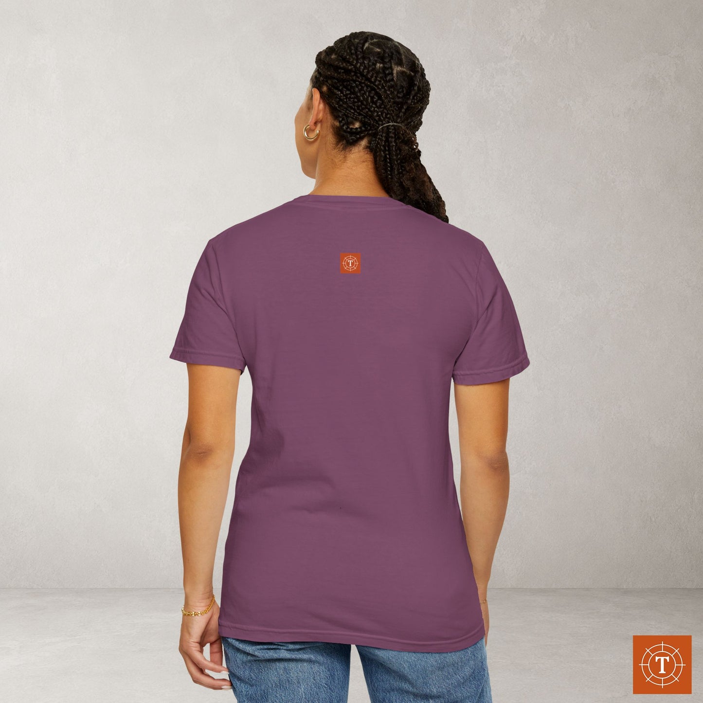 He Goes Before Me — Deuteronomy 31:8 Subtle Scripture Tee | Chest Print