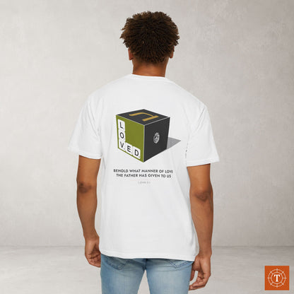 Illustrated Scripture Tee - 1 John 3:1 - The Cube