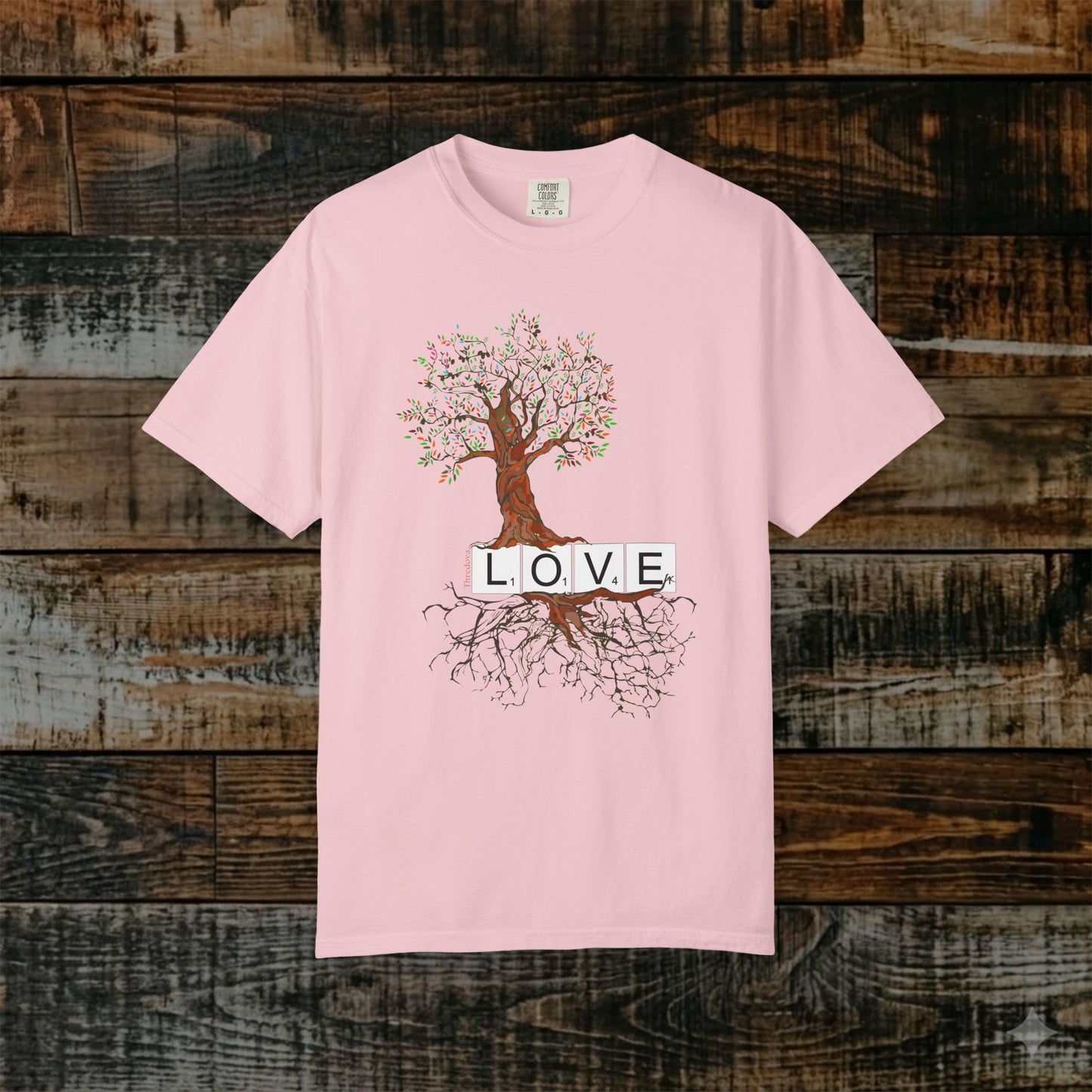 Illustrated Scripture Tee - Ephesians 3:17 - Rooted & Grounded in Love