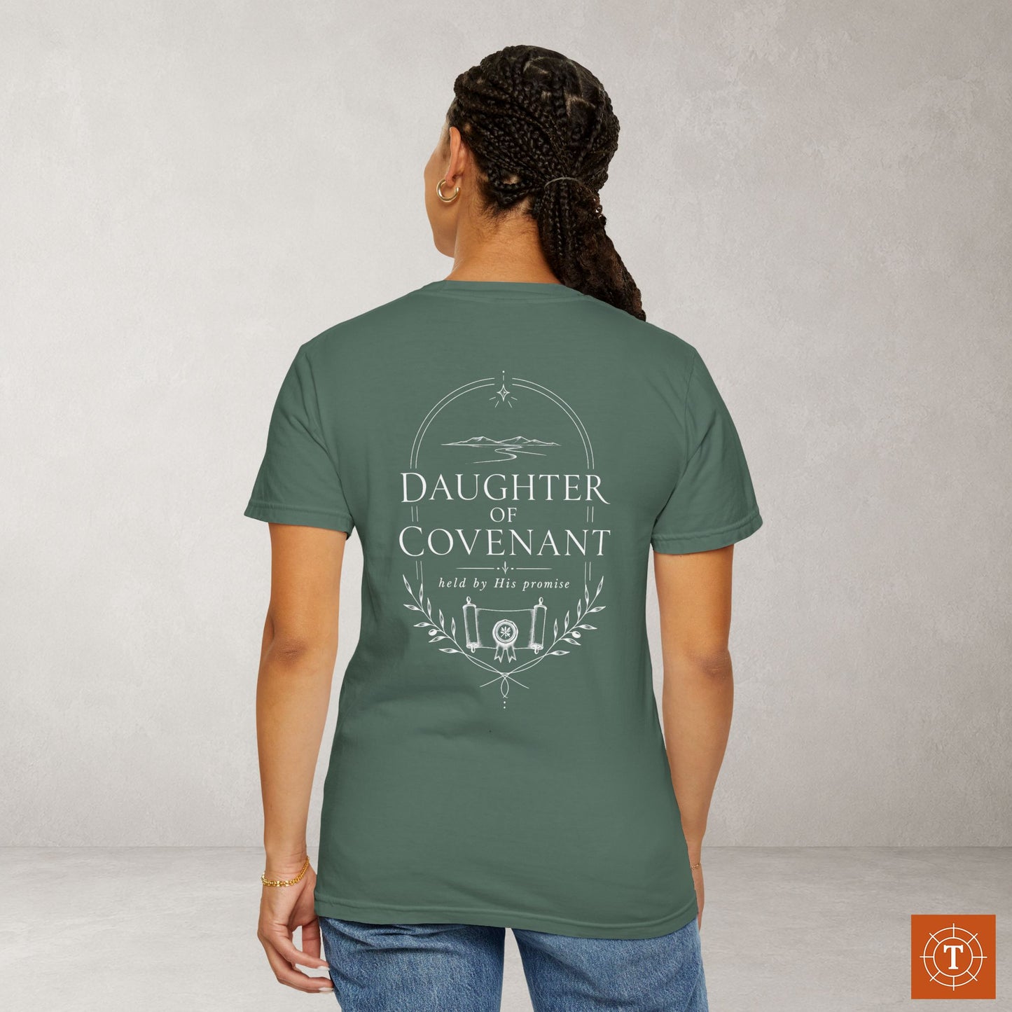 Illustrated Scripture - Galatians 3:29 - Daughter of Covenant Shirt