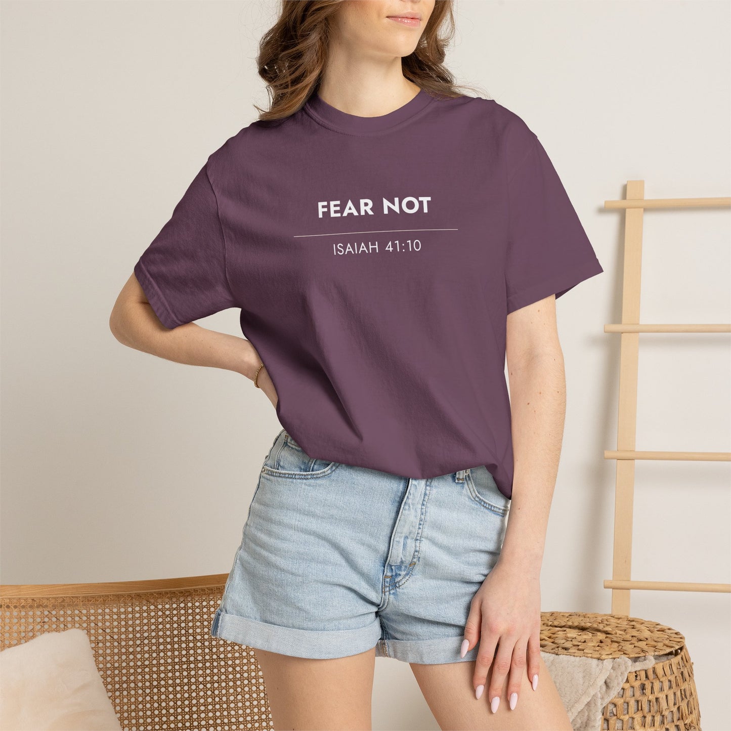 Fear Not — Isaiah 41:10 Christian Scripture Tee