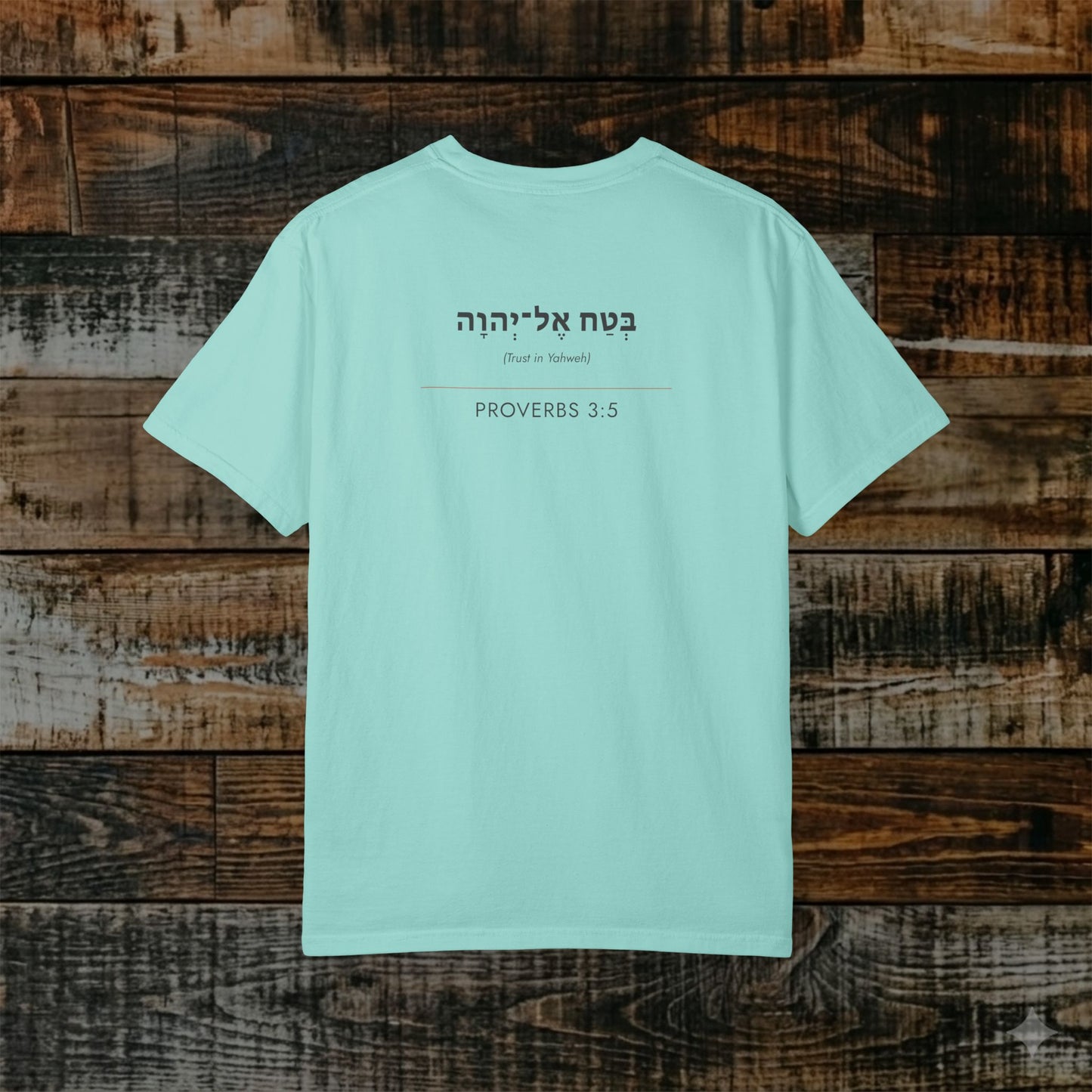 Original Language Scripture Tee: Proverbs 3:5 — The Word in Hebrew
