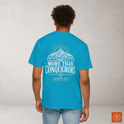 Illustrated Scripture - Romans 8:37 - More Than Conquerors Tee