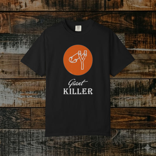 Illustrated Scripture Tee - 1 Samuel 17:47 - Giant Killer
