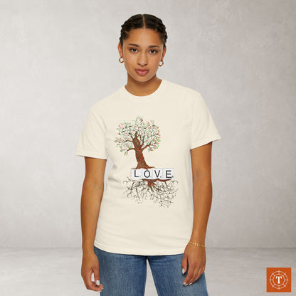 Illustrated Scripture Tee - Ephesians 3:17 - Rooted & Grounded in Love