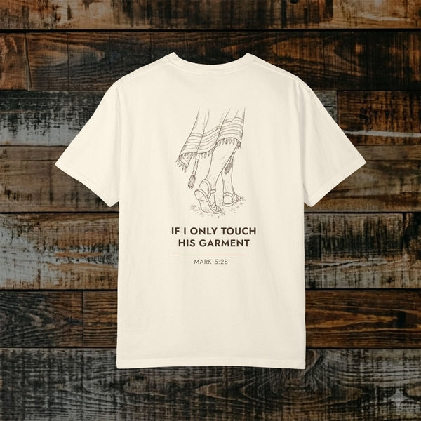 Illustrated Scripture Tee - Mark 5:28 - Remarkable faith