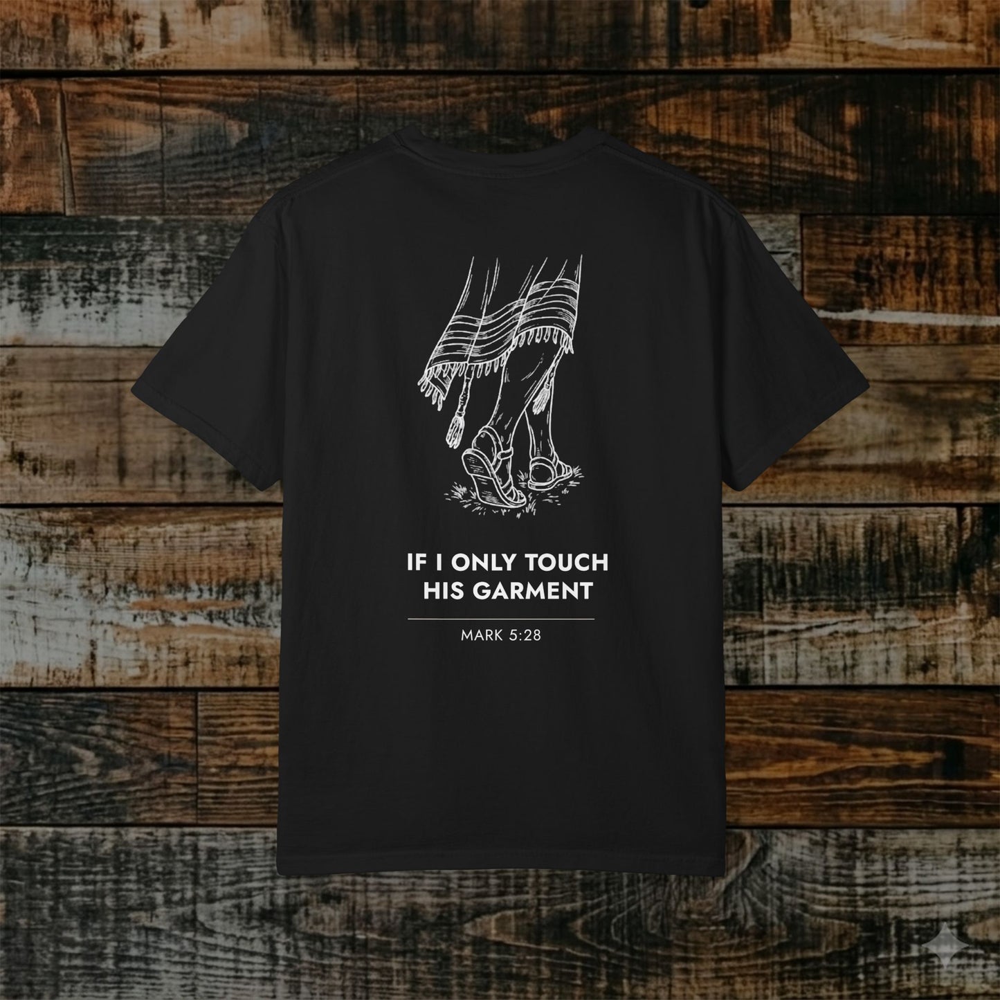 Illustrated Scripture Tee - Mark 5:28 - Remarkable faith