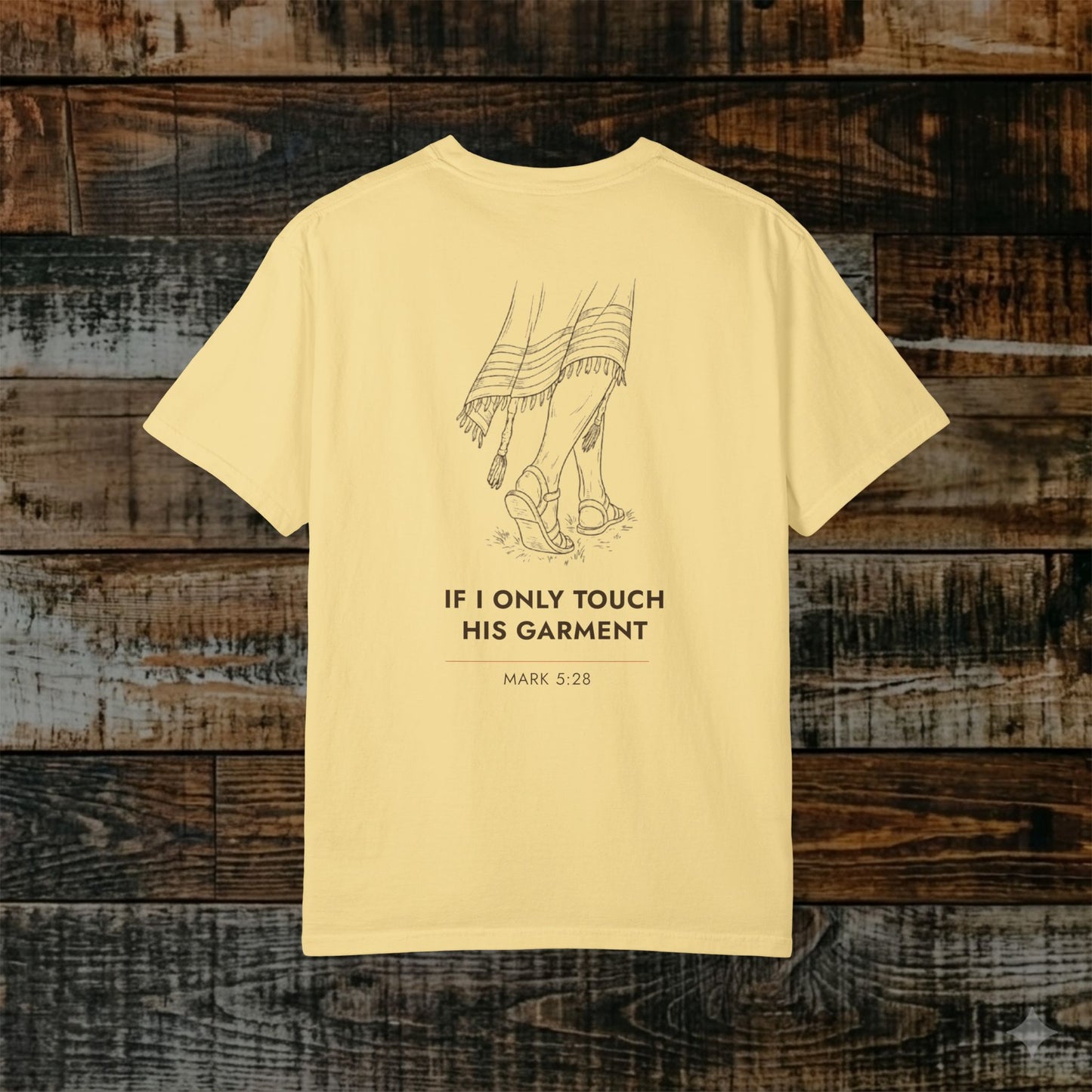 Illustrated Scripture Tee - Mark 5:28 - Remarkable faith