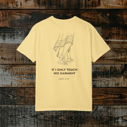 Illustrated Scripture Tee - Mark 5:28 - Remarkable faith