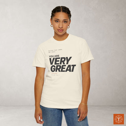 Psalm 104:1 Minimalist Christian Bible Verse Tee - Bless the LORD, my soul