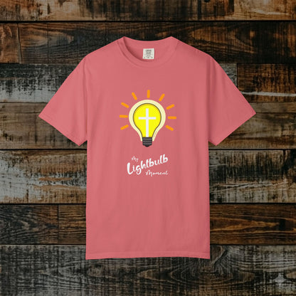 Illustrated Scripture Tee - John 8:12 - My Lightbulb Moment