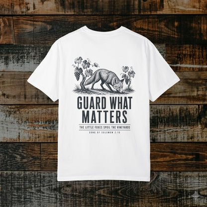 Illustrated Scripture Tee - Song of Solomon 2:15 - Guard What Matters