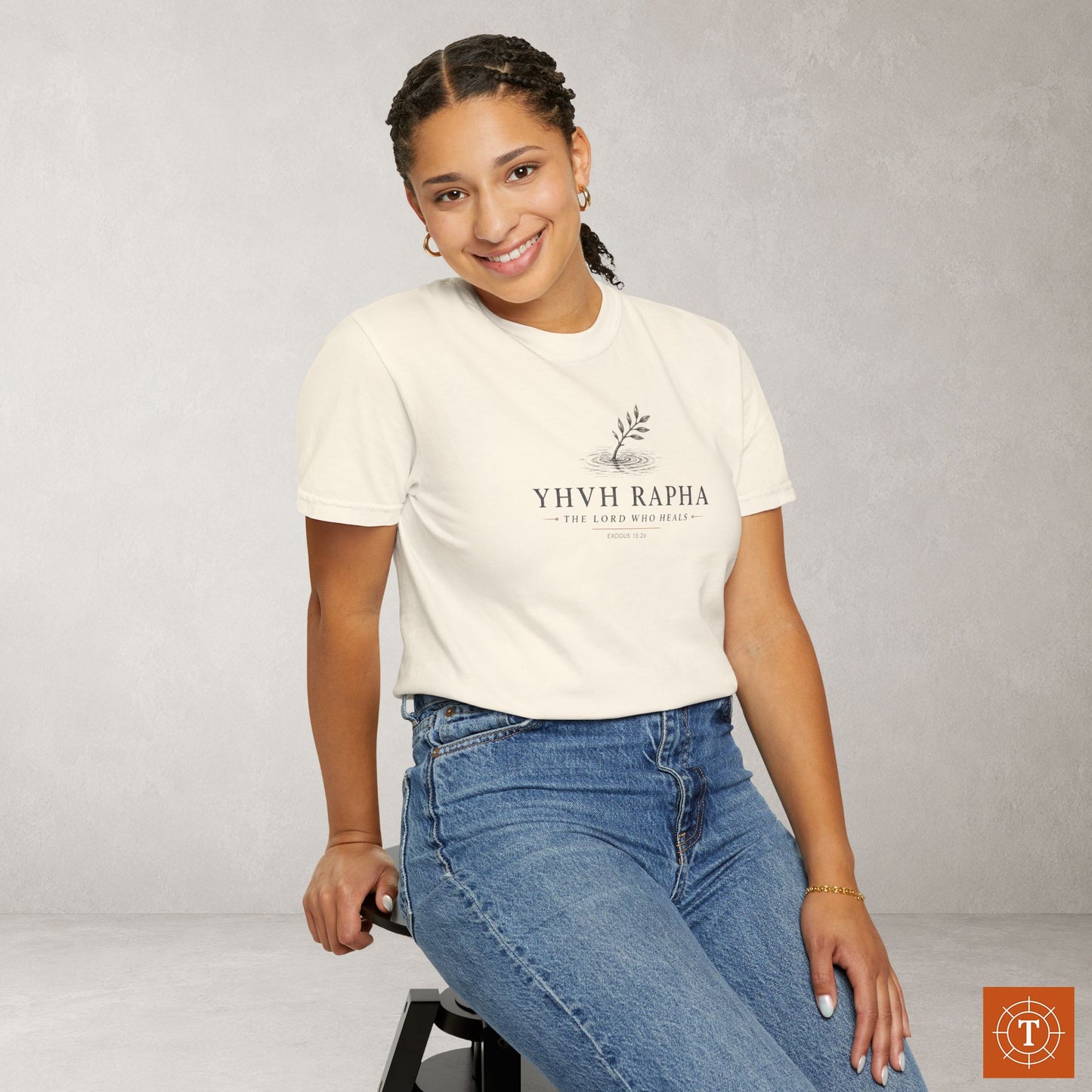 YHVH RAPHA - Names of God Tee - Exodus 15:26 - Chest Print