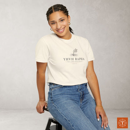 YHVH RAPHA - Names of God Tee - Exodus 15:26 - Chest Print
