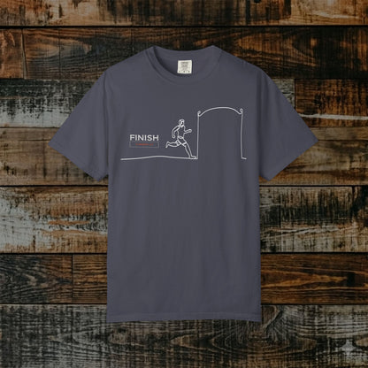 Illustrated Scripture Tee - 1 Timothy 4:7 - Finish The Race